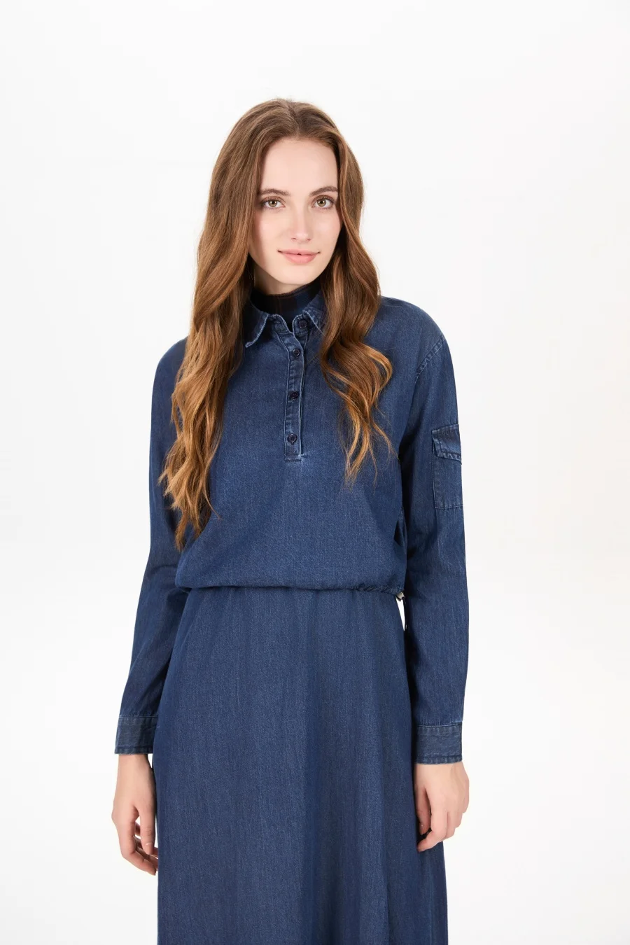 AS AW25 Denim set loose Shirt + slip dress Aline adjustable dress 18 S3f26e49a0bab488cbb5370558f384dd9A