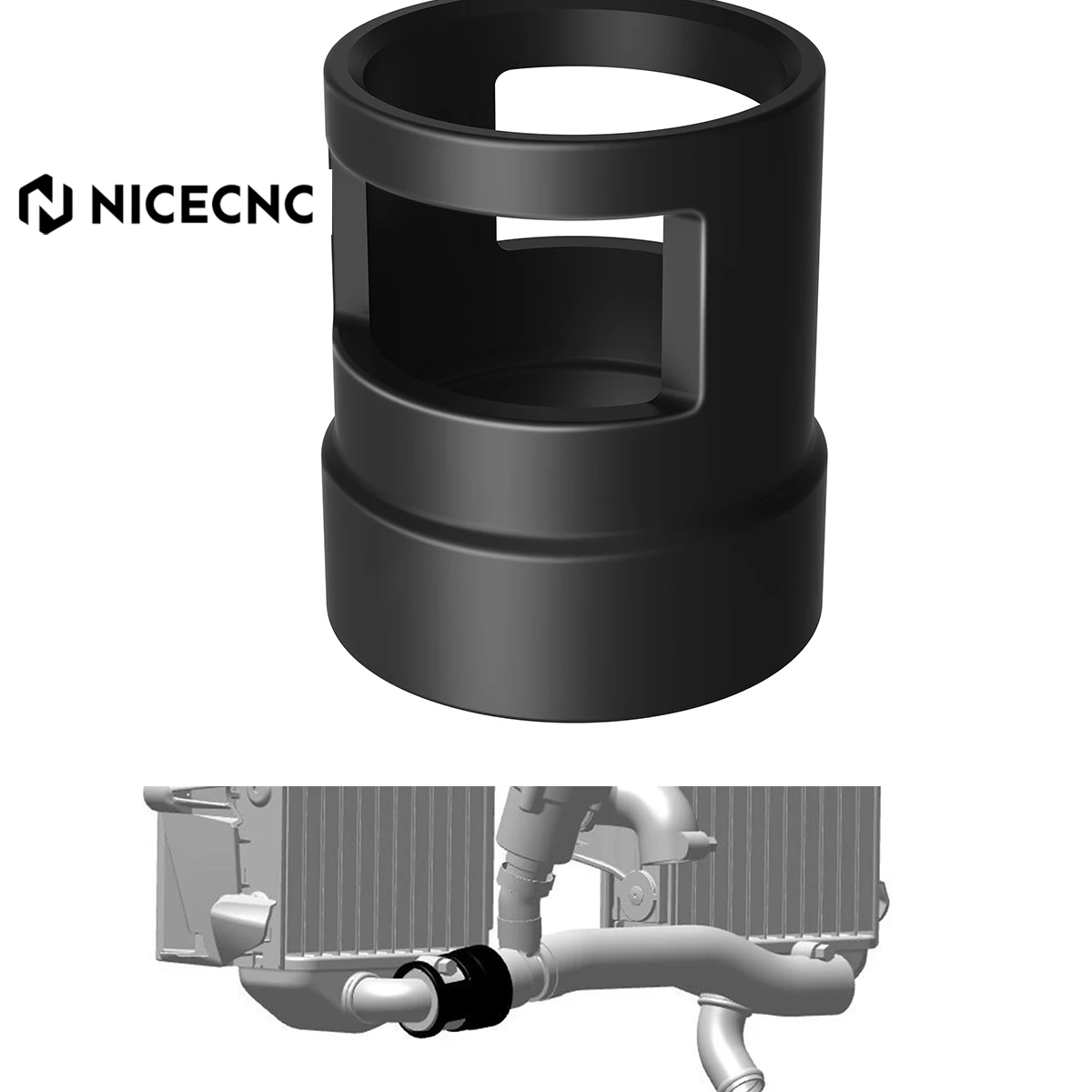 

NICECNC For 2023 2022 2021 KTM EXC 300 TPi 6D EXCF 350 Husqvarrna TE 300 FE 450 GasGas EC 300 250 Radiator Hose Guard Protector