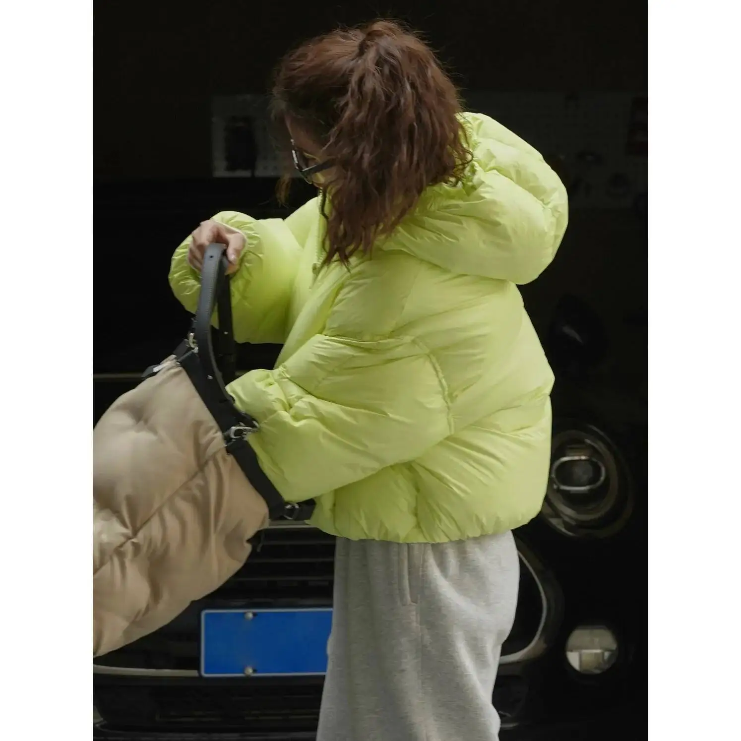 UMI MAO Brot Lange Unten Jacke Winter Neue Koreanische INS Modische Lose Warme Kurze Mit Kapuze Mantel Frauen Femme Kleidung Y2K