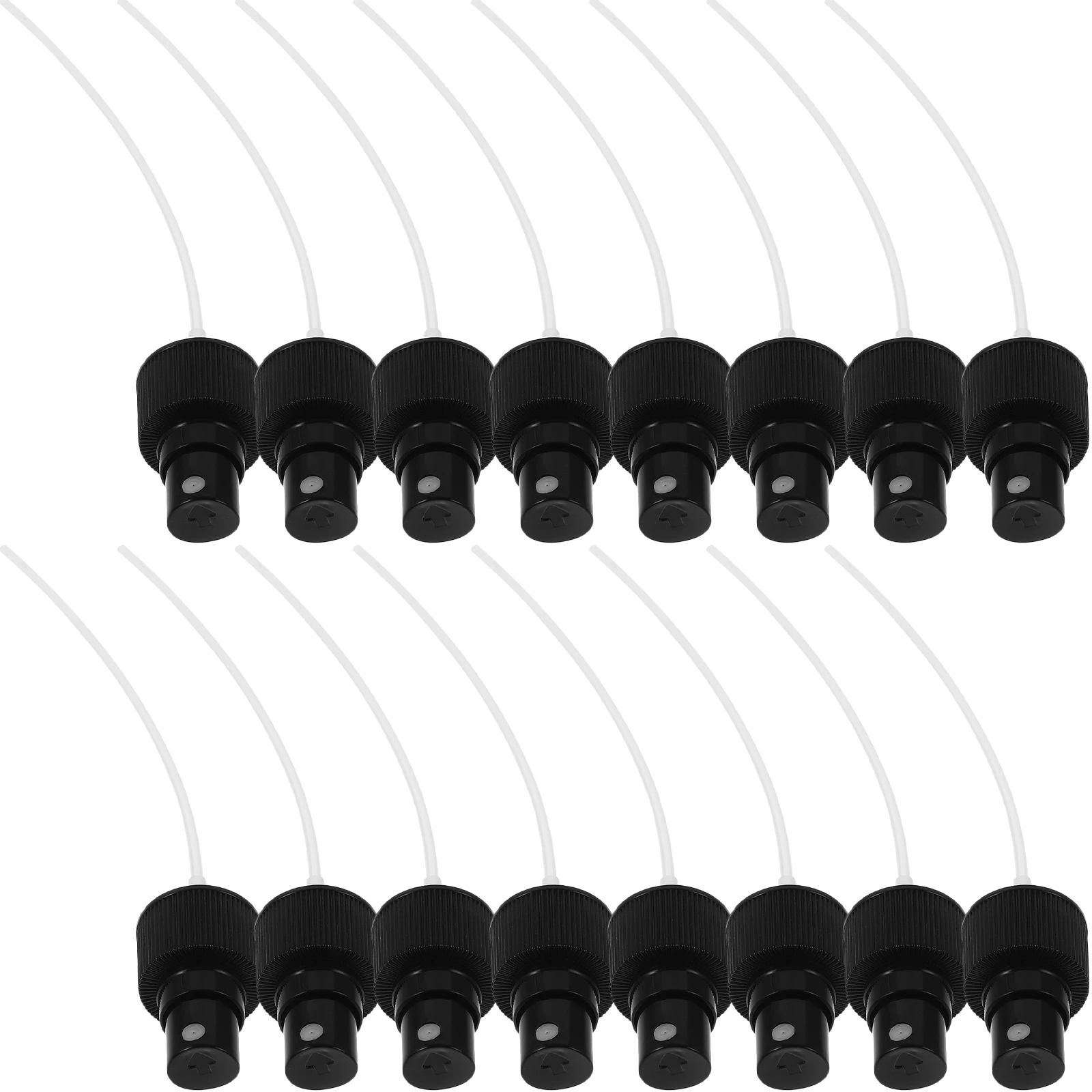 20 piezas tapas de pulverización de repuesto para cabezales de botellas de 24Mm, Mini pulverizador de niebla compacto para el cuidado de la piel, accesorios de pulverizador de niebla portátil