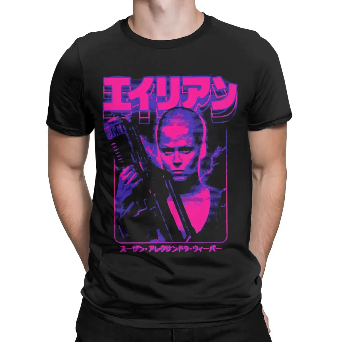 100% Cotton Tees Clothing Alien:3 Ellen Ripley 90s Science Fiction Movie Weyland Xenomorph Yutani Prometheus TShirt for Men tops