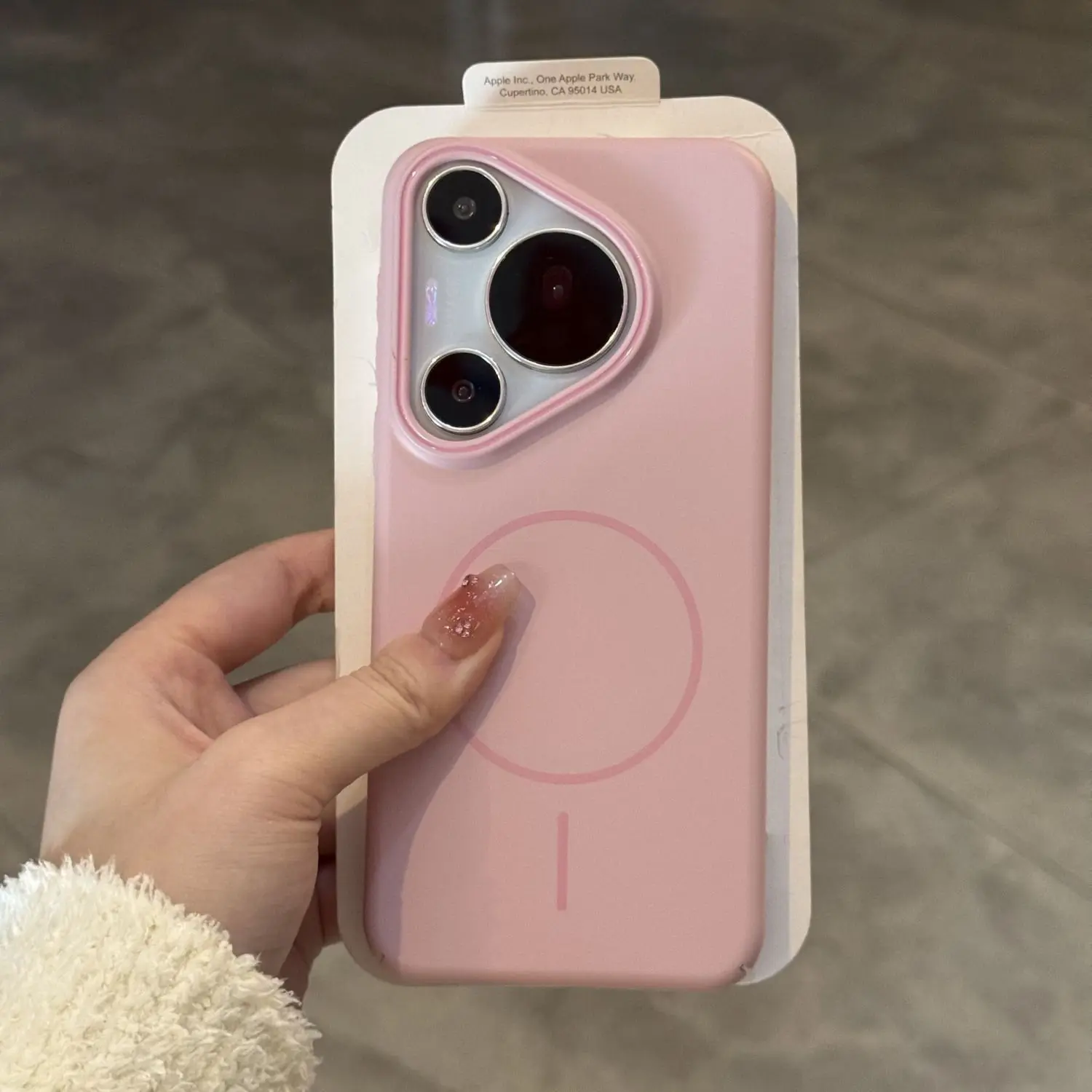 حافظة لهاتف هواوي بورا 70 الترا 70 برو جديدة رفيعة للغاية من الرمال الناعمة المغناطيسية غير اللامعة غطاء الكمبيوتر لهاتف هواوي بورا P70 برو شحن لاسلكي #3