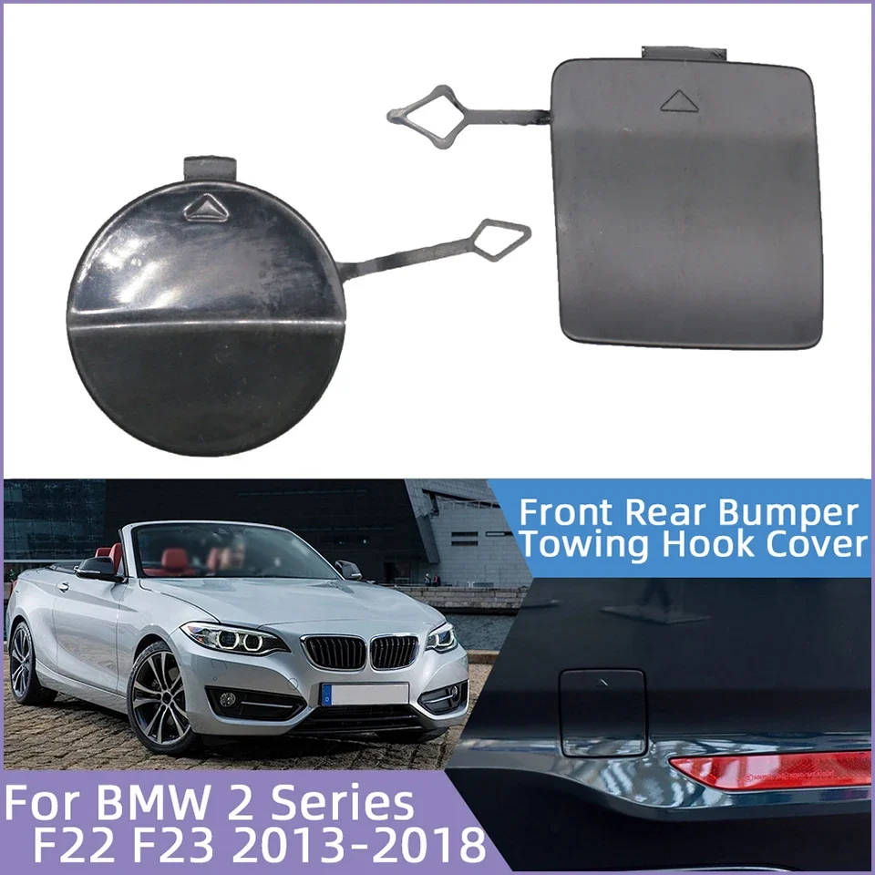 

Front Rear Bumper Towing Hook Cover Cap Hauling Trailer Shell For BMW 2 F22 F23 Lci 2013-2019 Lid 51117391808 51127391807