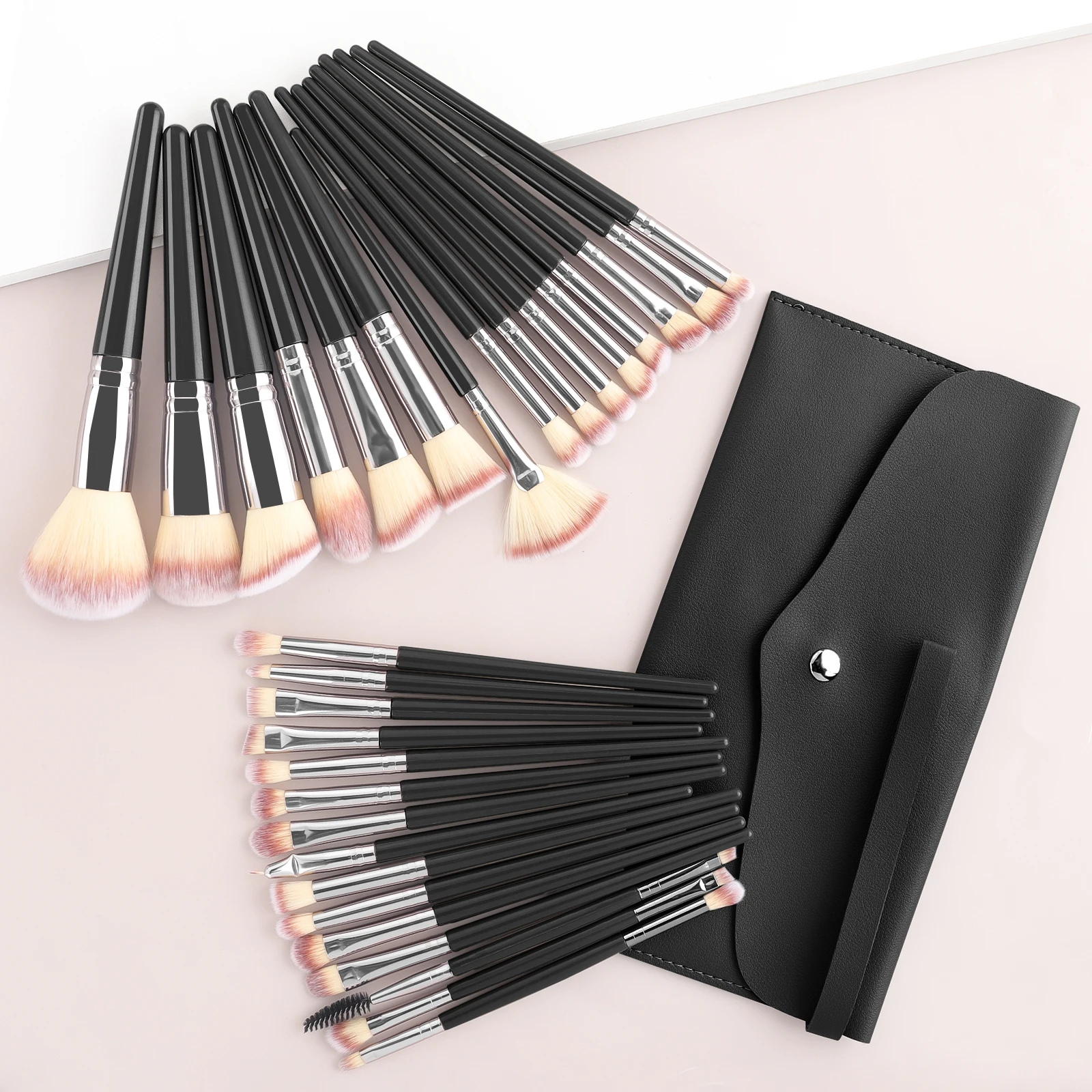 30 Makeup Brush Set with Storage Bag, Complete Makeup Tools for Foundation, Blush and Concealer - Ideal Gift for Makeup Lovers