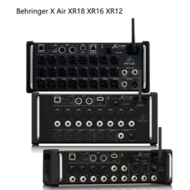 

Behringer X Air XR18 XR16 XR12 Rackmount Digital Mixer for iPad/Android Tablet with Midas Preamps, Wi-Fi and USB Audio Interface