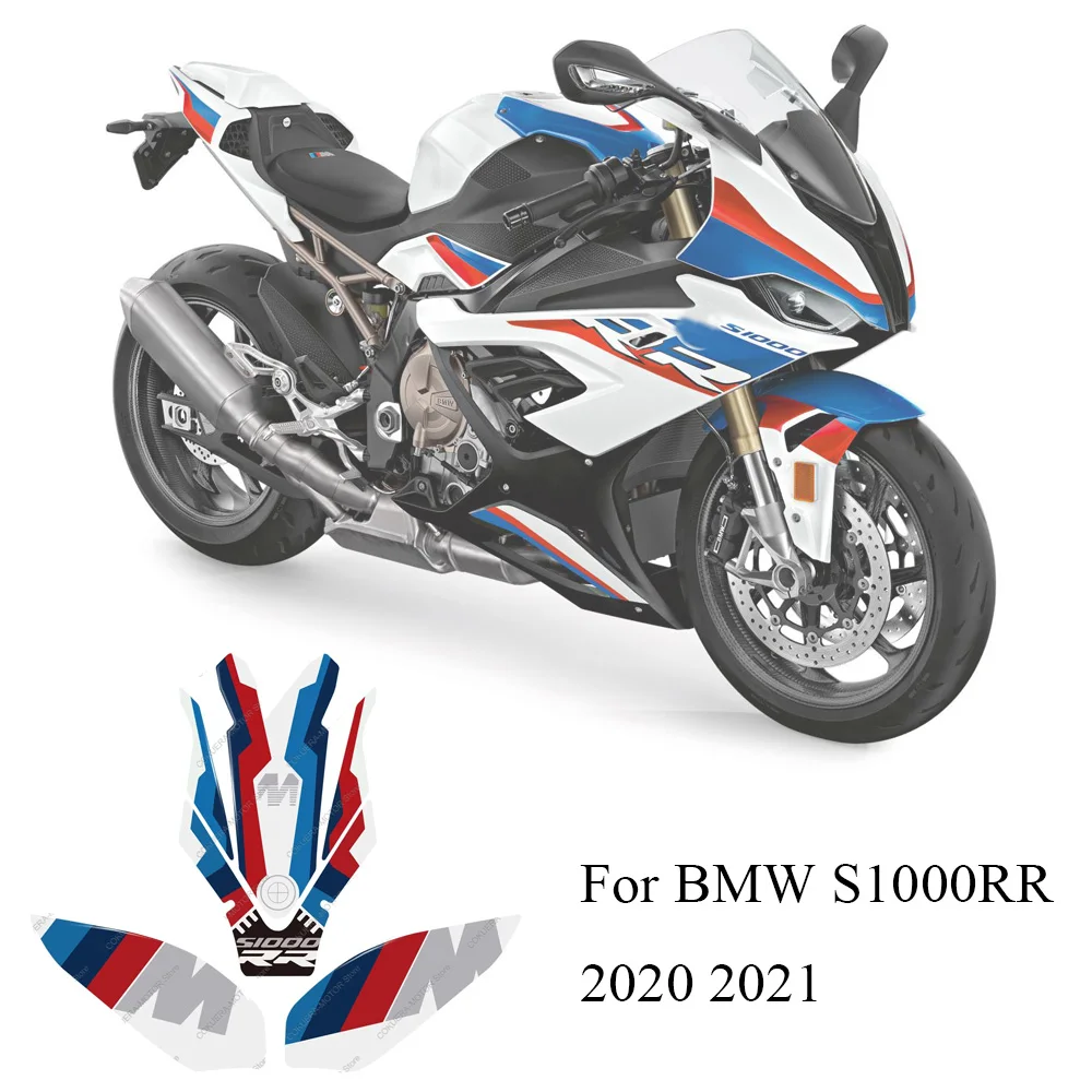 

For BMW S1000RR 2020 2021 Motorcycle Fuel Tank Pad Sticker 3D Decal Protector Kit Epoxy Resin Protection Sticker