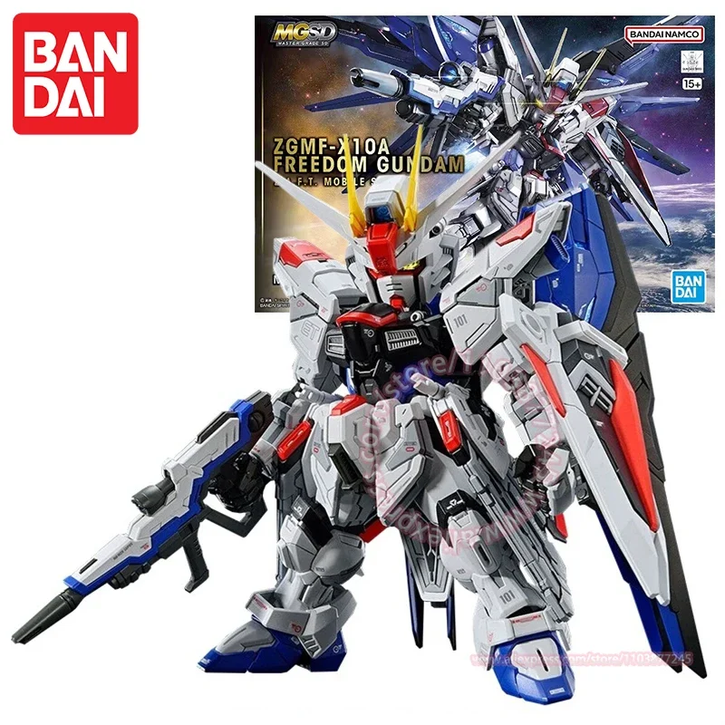 BANDAI MASTER GRADE SD ZGMF-XI0A FREEDOM GUNDAM Trendy Figure Assembled Model Animation Peripheral Childrens Toys Action Figures