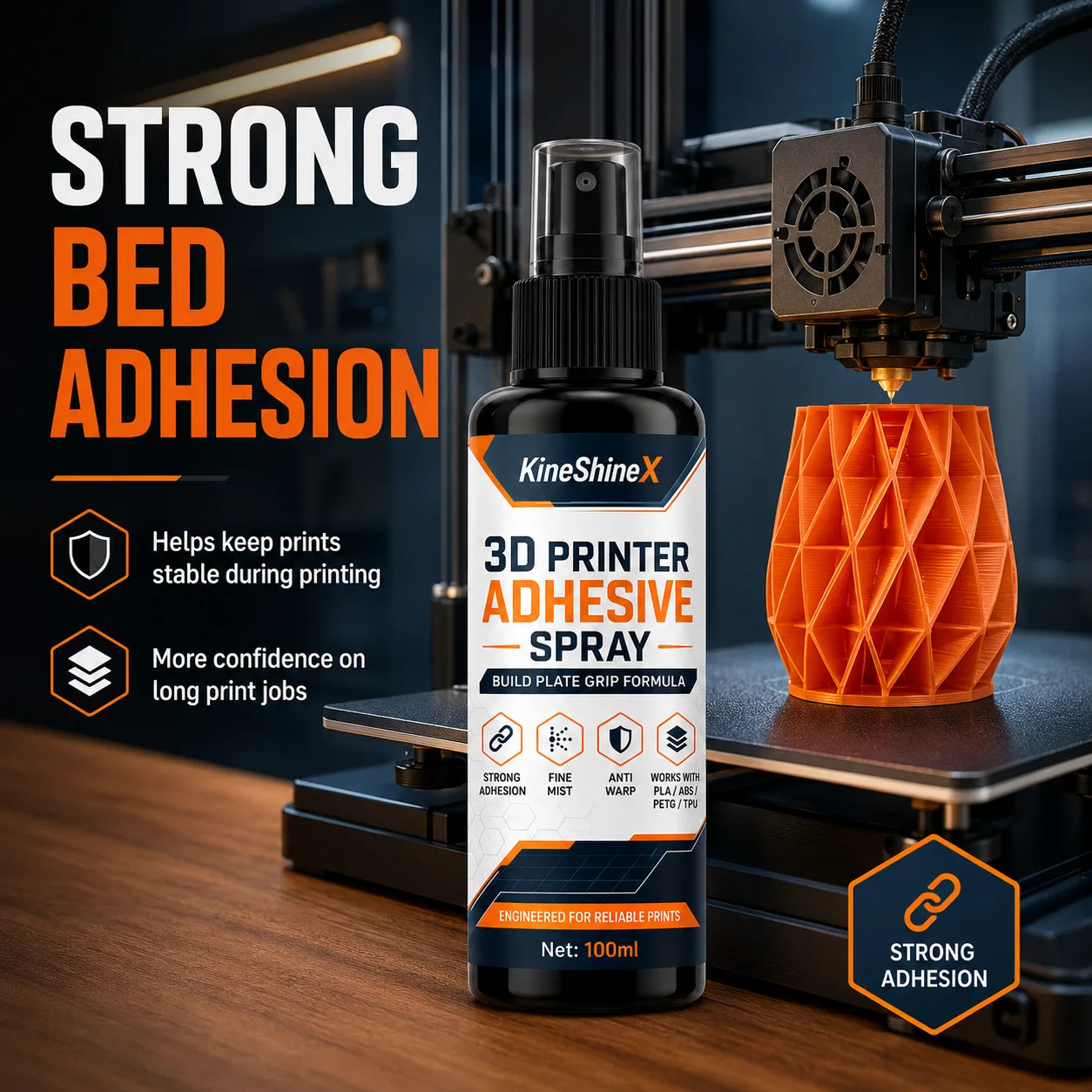 Glue For 3D Printing - 3D Printer Adhesive Spray 100/200ML Build