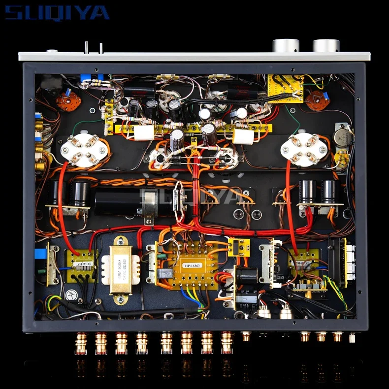 SUQIYA-MUZISHARE X9 클래스 A 300B 튜브 앰프, 균형 잡힌 순수 파워 스테이지, 포노 앰프, 리모컨 포함