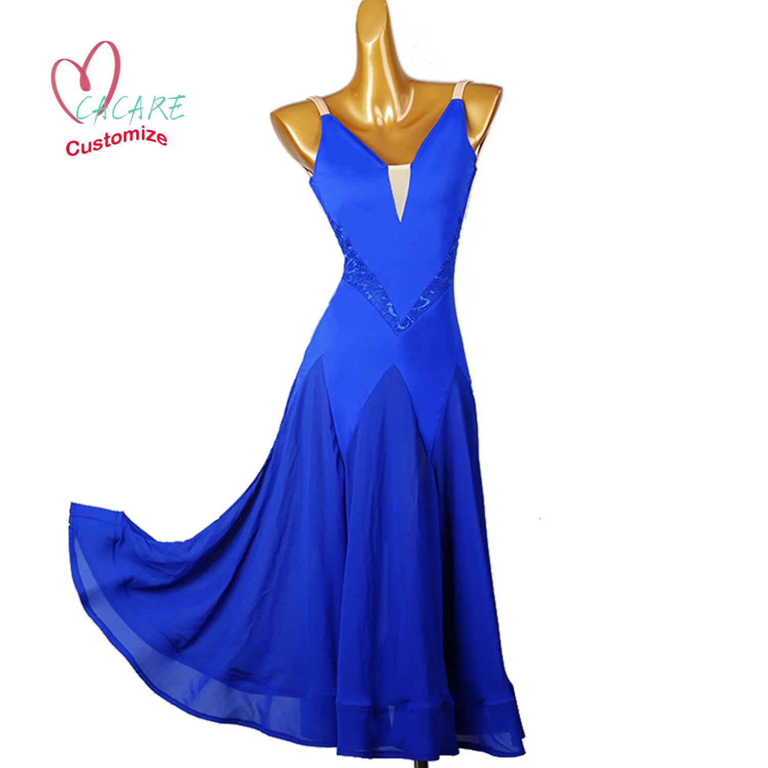 

2024 Modern Ballroom Dance Dress Aesthetic Clothes Stage Sports Costume Waltz Flamenco Competition Dresses Standard 2991