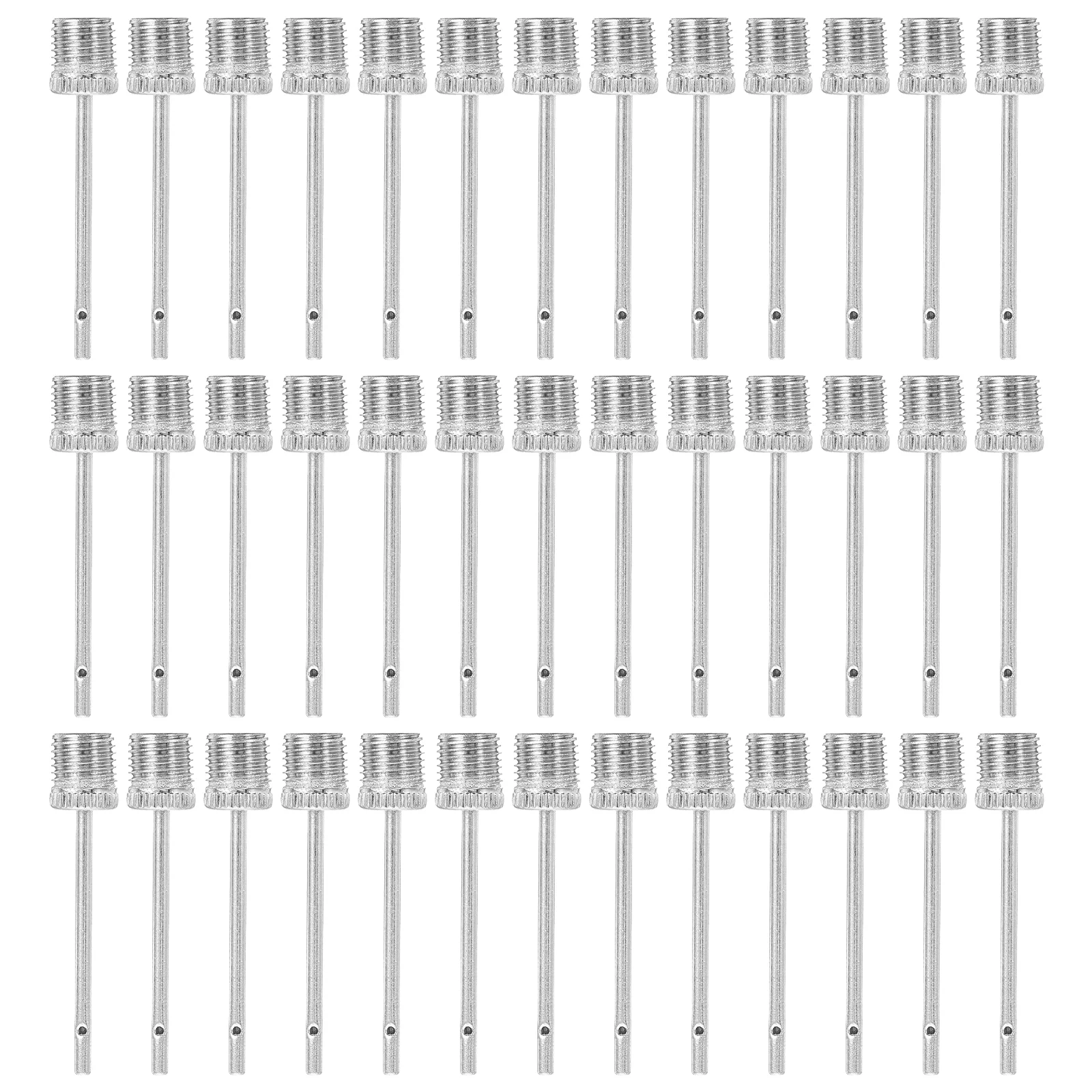 

40 Pcs Volleyball American Style Basketball Football Charge Pin Needles for Inflator Stainless Steel Air Balls Pump Inflation