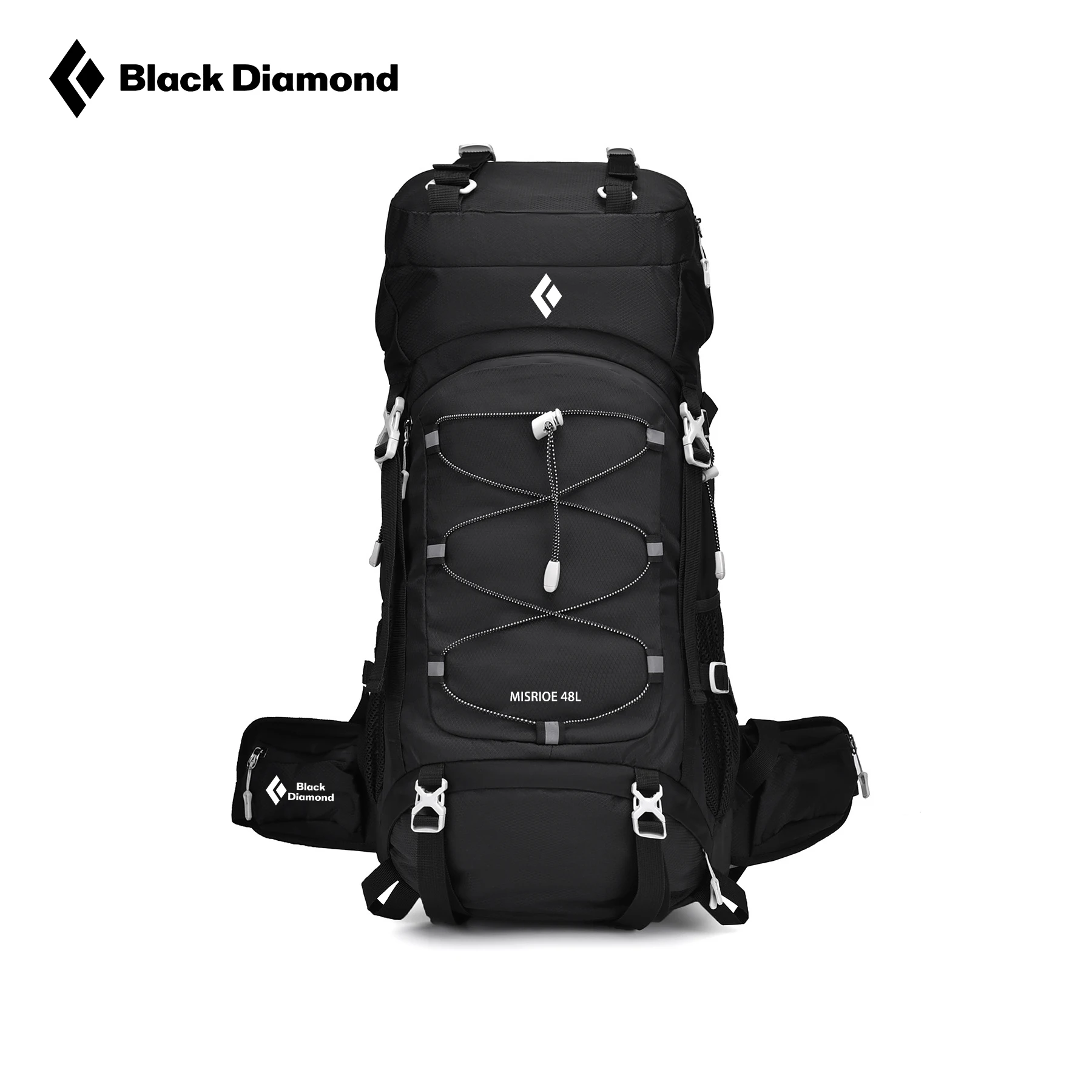 Black Diamond Multifunktionale Bergsteigertasche 48L Große Kapazität Reise-Bergsteigertasche Wasserdicht – Detail 25
