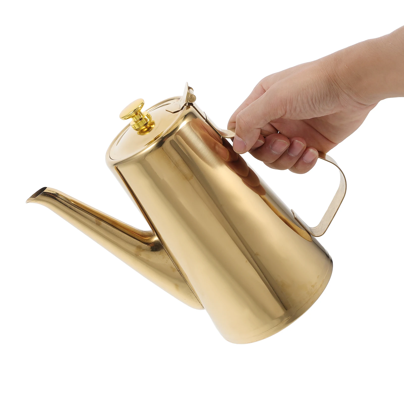 

Household Stainless Steel Oil Dispenser Bottle Multipurpose Kitchen Container for Olive Oil Soy Sauce Vinegar Storage