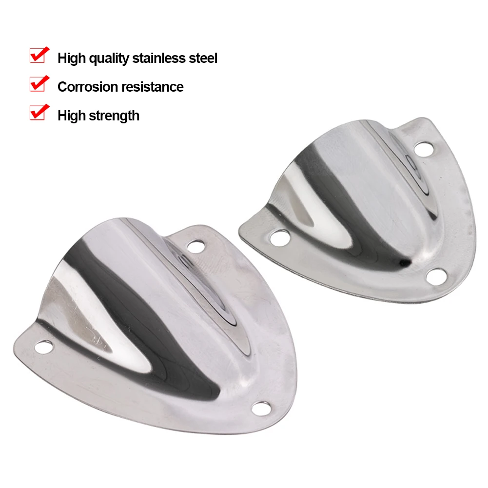 Durable Large Marine Hardware Stainless Steel Lightweight Boat Accessories Dinghy UV-proof Clam Shell Vent Cover Yacht