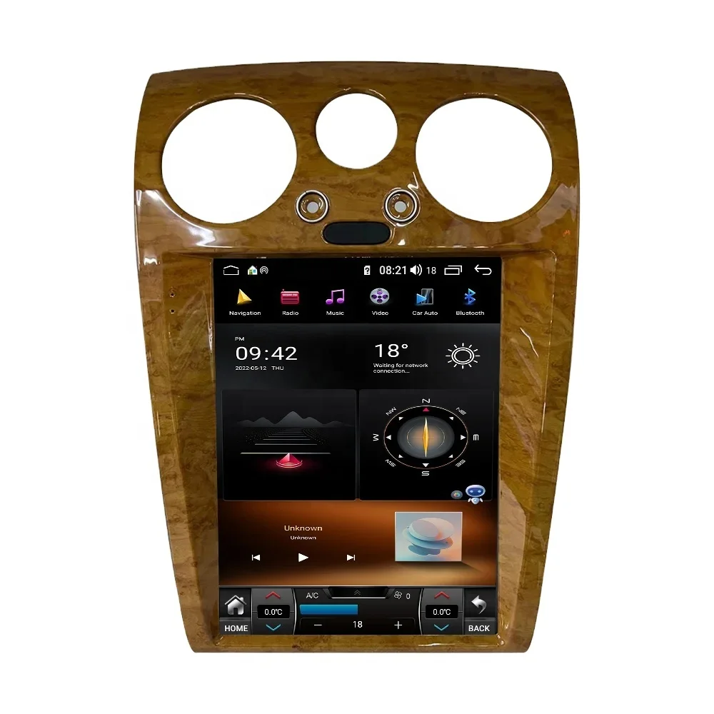 

Автомагнитола RoadNavi Android 13.0 для Flying Spur Continental 2004-2012, мультимедийный плеер с беспроводным CarPlay, 4G, 360-градусная камера