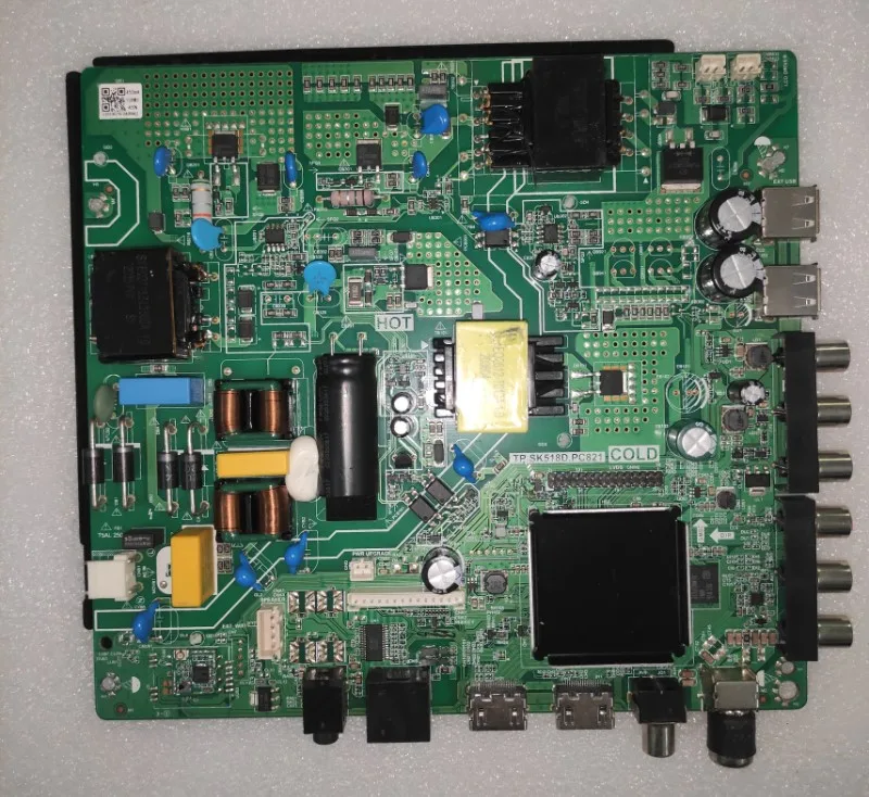 Imagem -04 - Placa-mãe de tv de Núcleos de Rede Wifi Três em um 50--90v x2 108w 450ma Tp.sk518d.pc821