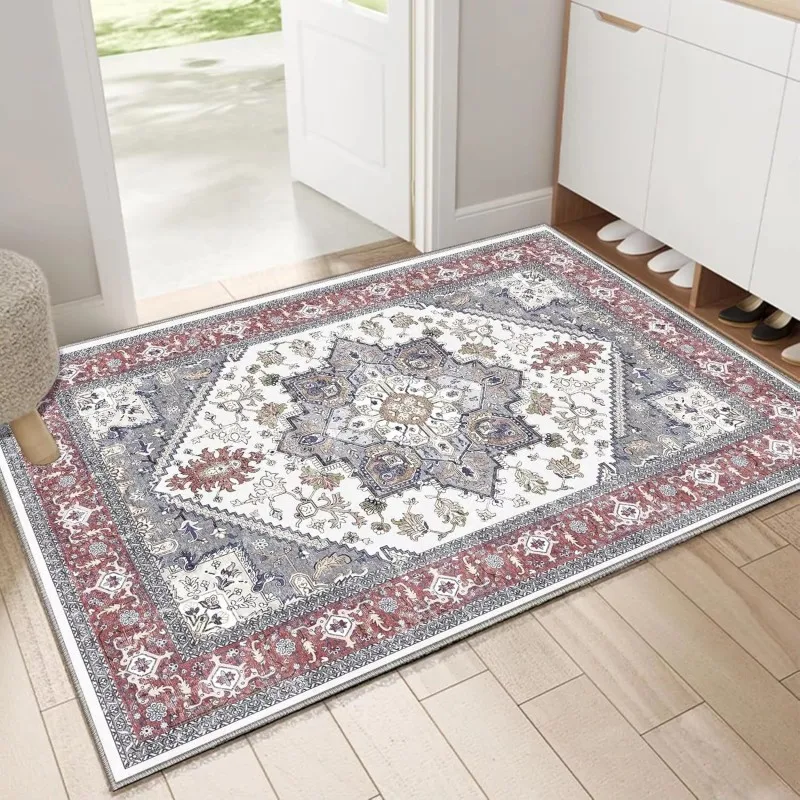 VIKAMA Rustic-Style Doormat—Durable, Non-Slip, for Balconies, Porches, and Guest Rooms—Home Furniture Accident Prevention