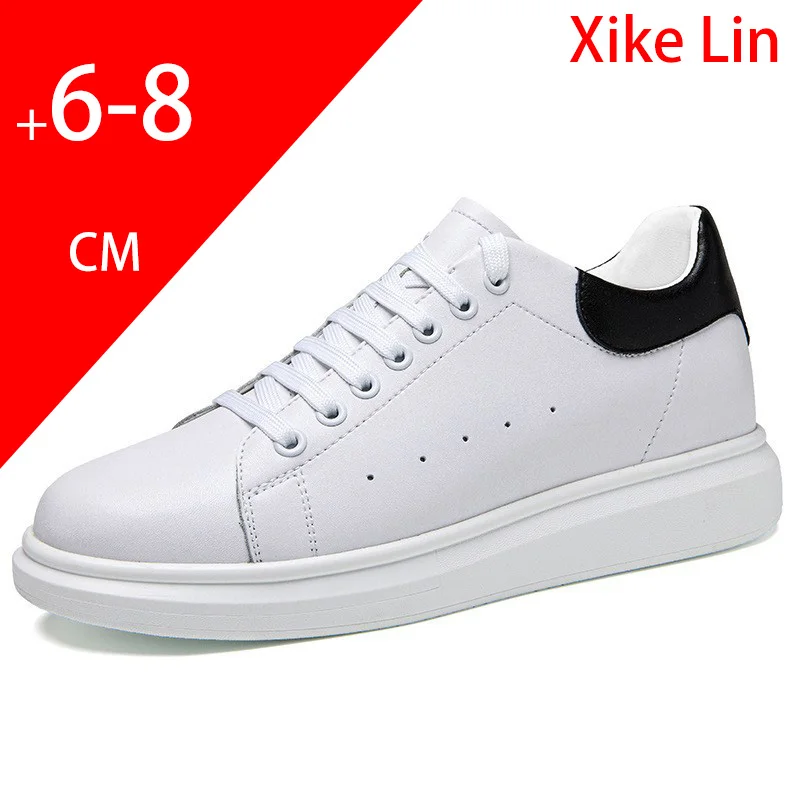 New model Highly popular Thick soled Breathable Anti slip Durable Mens sports shoes Increase by 6/8 centimeters Stable grip