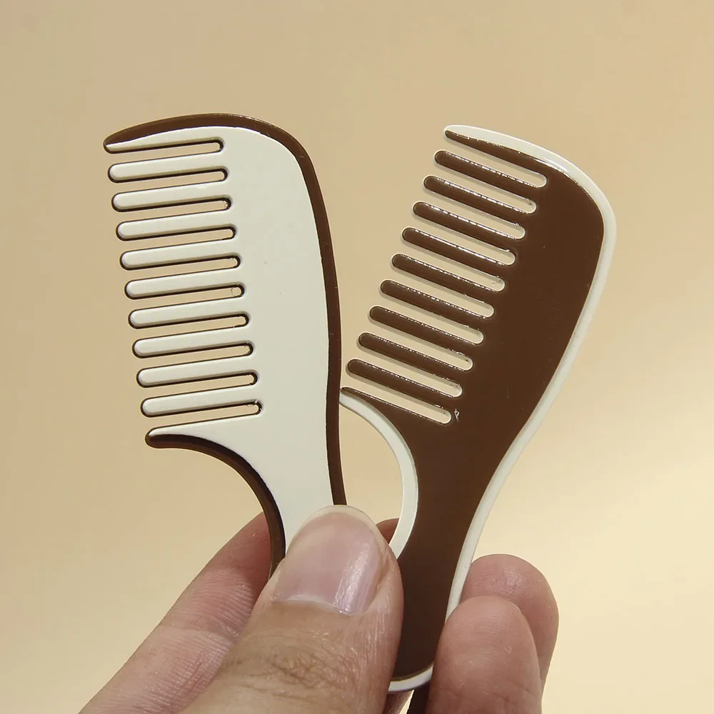 Jepit Rambut Wanita, 2 Buah/Set Elegan Teh Susu Geometris Musim Dingin Mulus Jepit Rambut Sisi Manis Jepit Rambut Mode Aksesoris Rambut