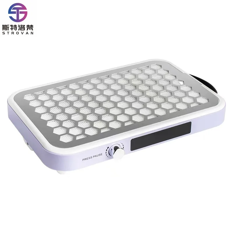 

STLF LZS High Power Portable Cordless Nail Vacuum Cleaner ABS Mini Wireless Nail Dust Extractor Square Easy-to-Carry Nail Dust C