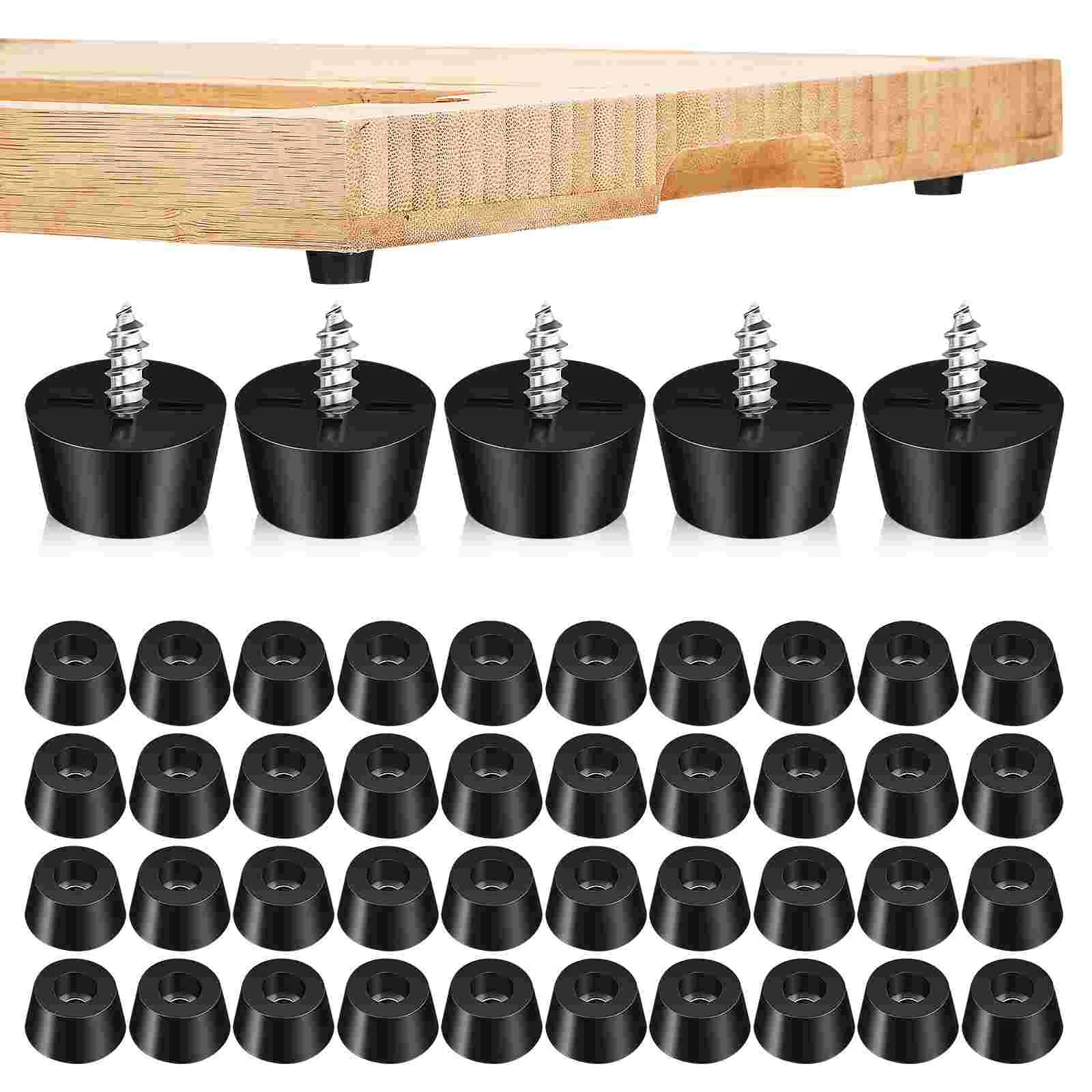 120 Sets Pvc Rubber Feet Small Electronic Gadgets Chair Legs for Cutting Board Electronics Furniture Pads Upholstered