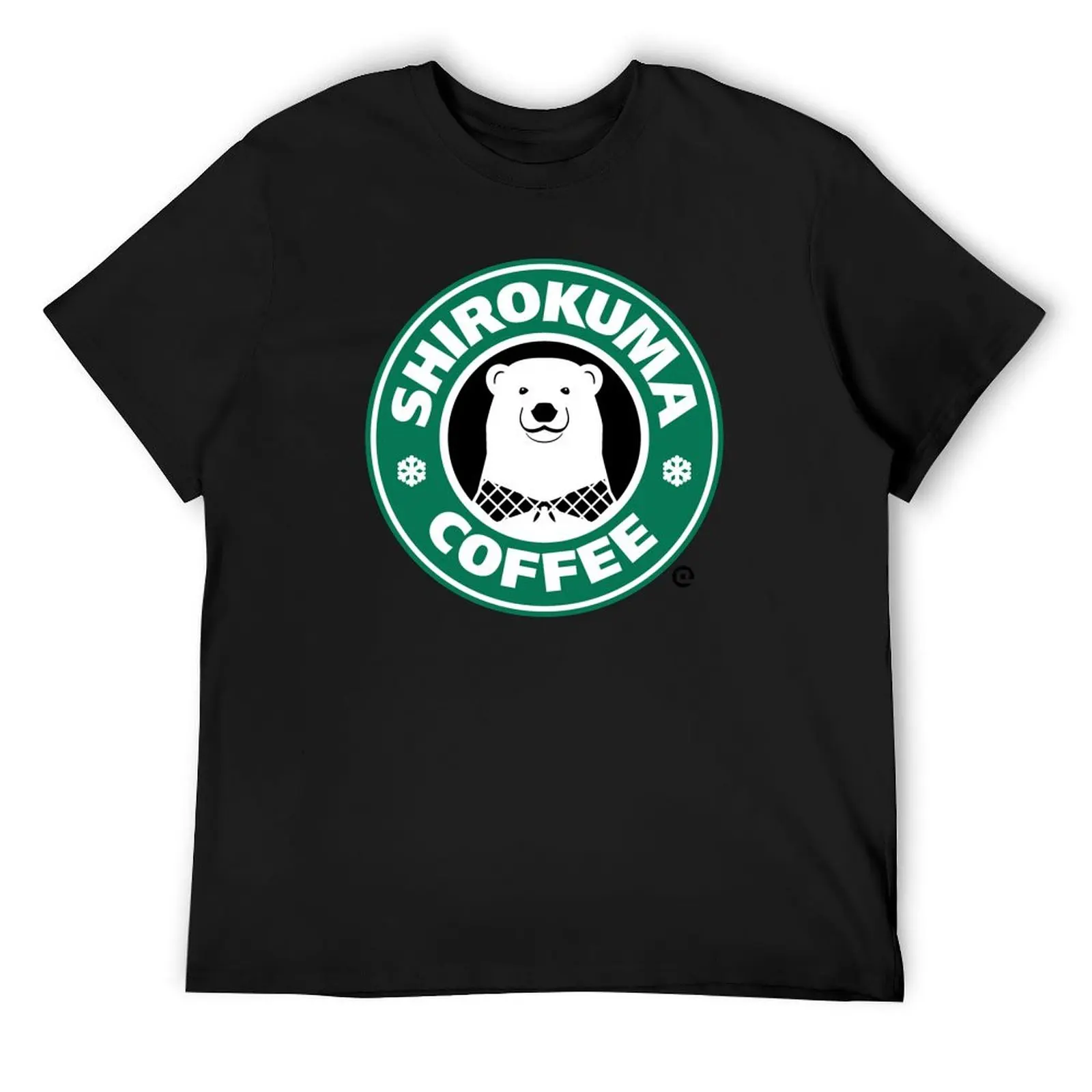 

Shirokuma Coffee T-Shirt summer 2025 tops anime figures blue lock shirts men graphic