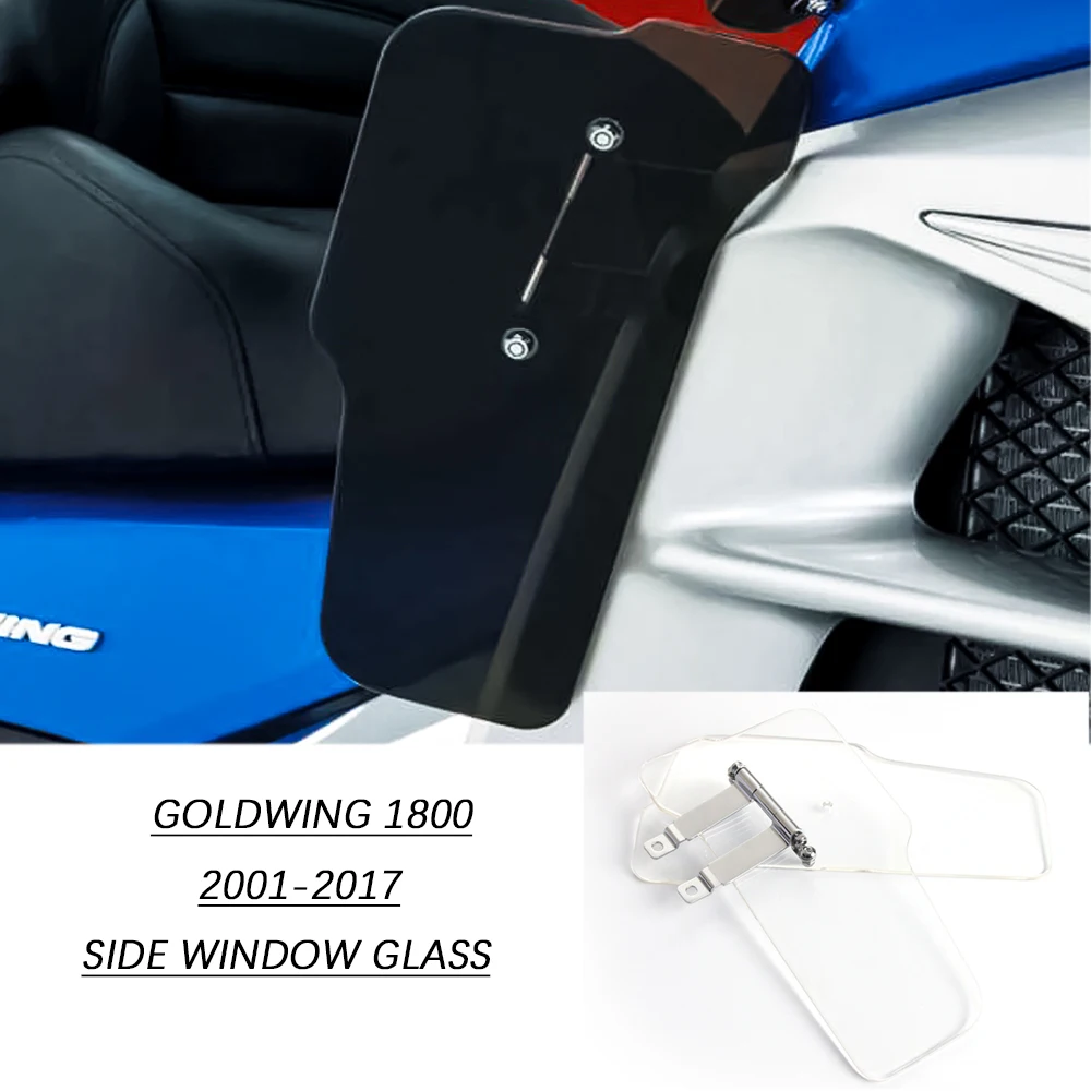 

Для Honda Gold wing gl1800 2001-2017 F6B боковое лобовое стекло мотоцикла Goldwing 1800, аксессуары, нижний обтекатель, дефлекторы ветра