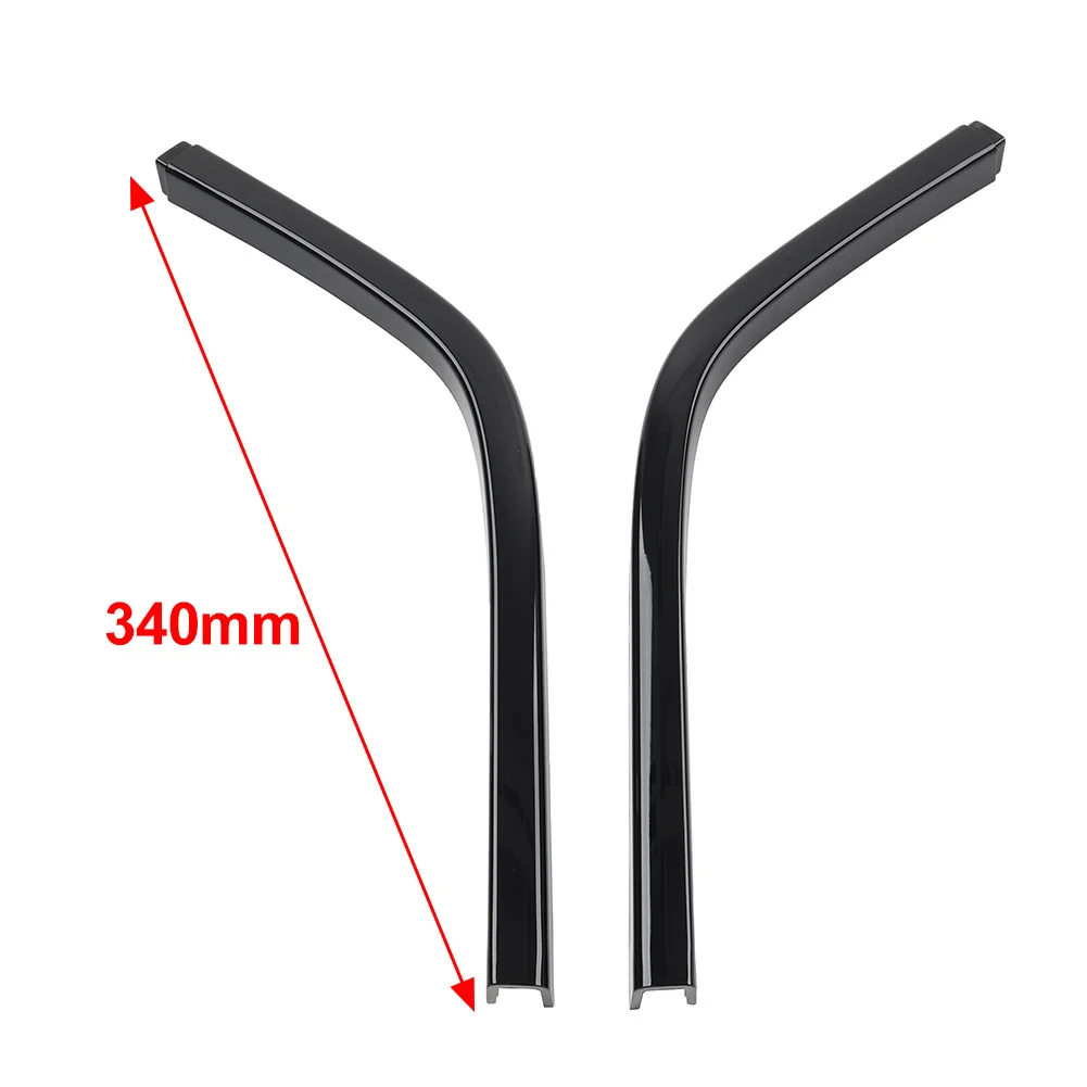 Motorbike Decorative Fairing Upper Side Trim For Honda Goldwing GL1500 GL1500A Aspencade 1988-2000 ABS Chrome/Glossy Black