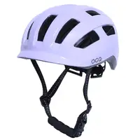 Popular casco de seguridad para ciclismo para niños OGQ, luz trasera LED genial, almohadilla interior de seda de leche de alta gama, amortiguación y bicicleta cómoda