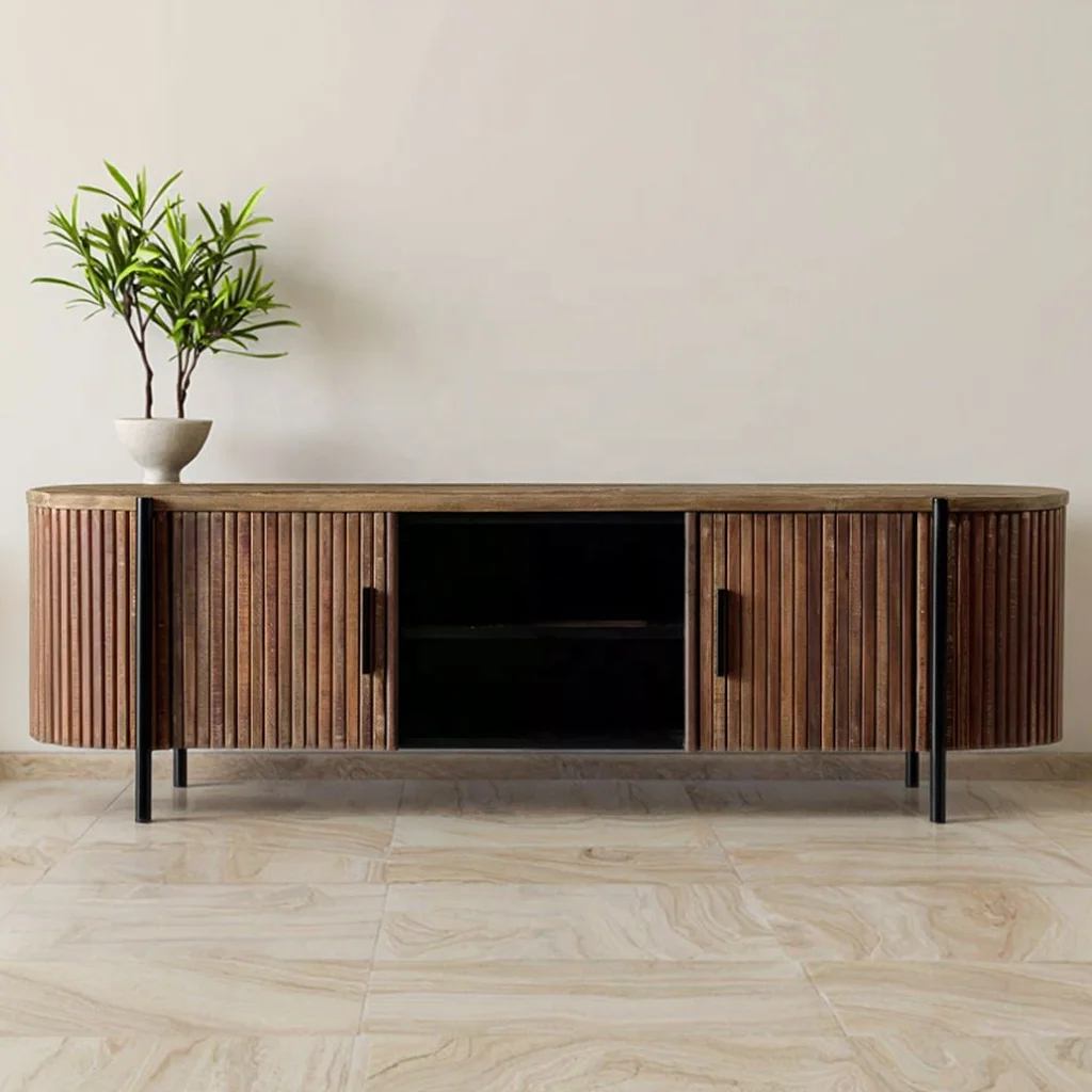 

2025 Primary Colour Wood TV Cabinet Minimalist Style Tv Cabinet Display Cabinet Stand Unit Wall Mounted Living Room Furniture