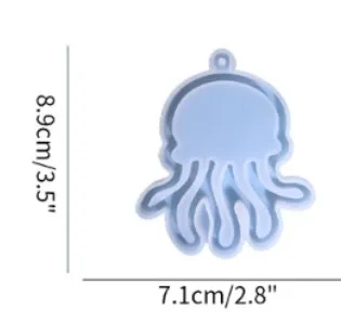 Silicone Quicksand Shaker Mold for DIY Jewelry Making