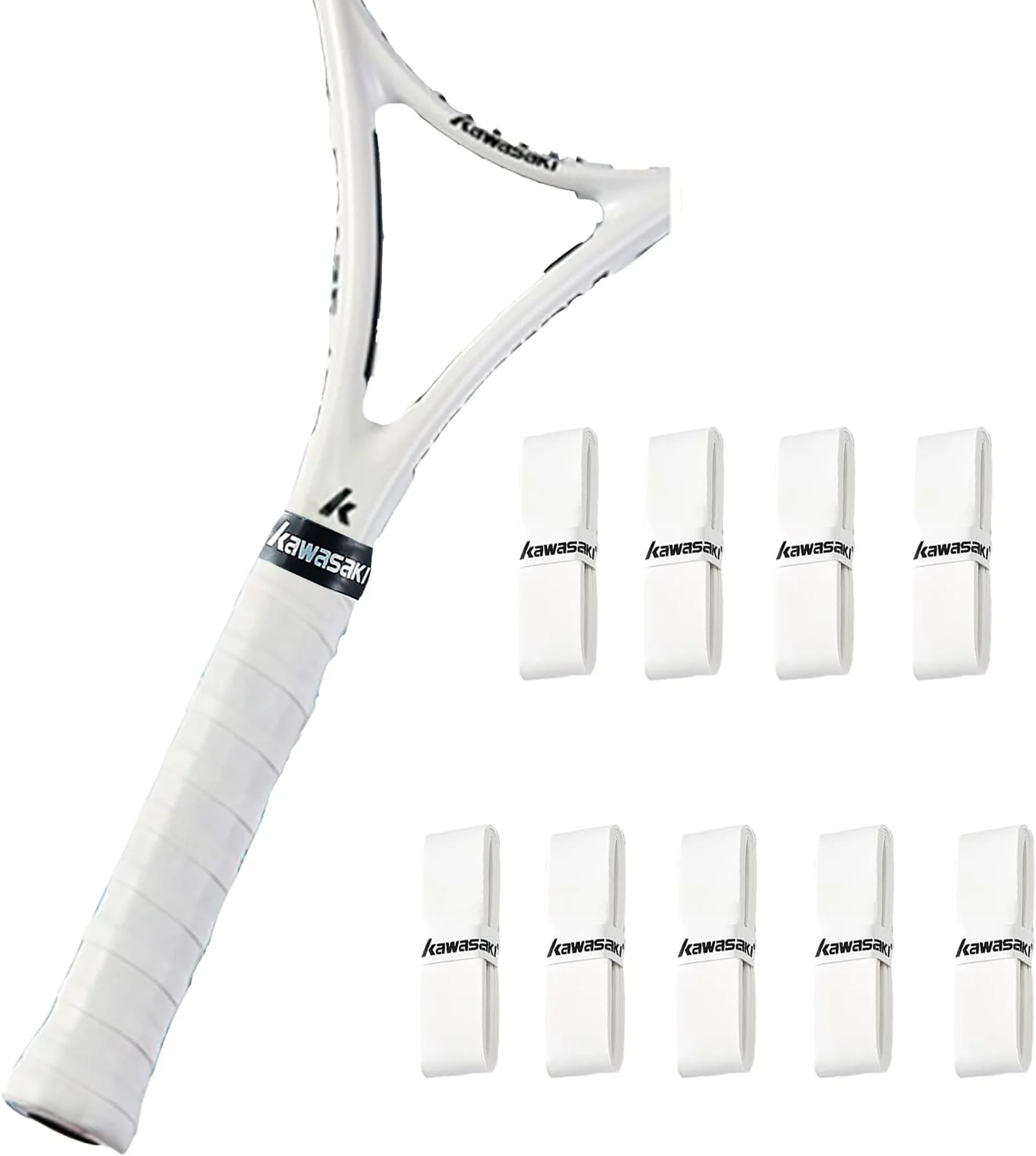 Kawasaki Overgrips Padel Tennis 001 Anti-Rutsch-Mikroklebeband 5/10/60 Stück Original – Detail 10