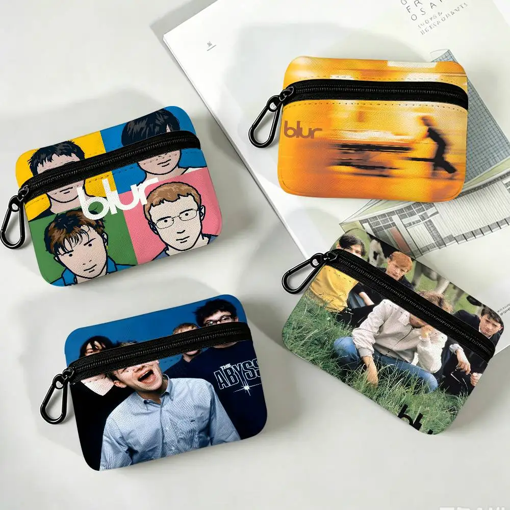 Band Musik Rapper B-Blur Daily Carry Oxford Fabric Small Coin Purse Multi-use Storage Pouch For Keys Cards Coins