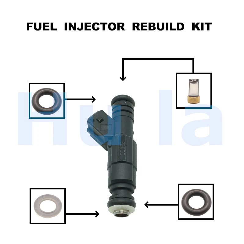 

Fuel Injector Service Repair Kit Filters Orings Seals Grommets for Mercedes Benz Ssangyong M161.951 BS650