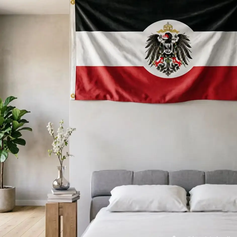 German Office Service Flag Banner 90x150 Cm Size for Business Office Decorations And Supplies