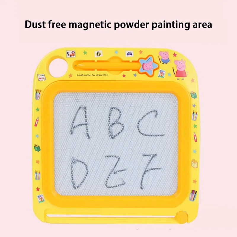 Peppa Pig tavolo da disegno per bambini lavagna magnetica Baby Graffiti pittura per bambini regali di compleanno giocattoli