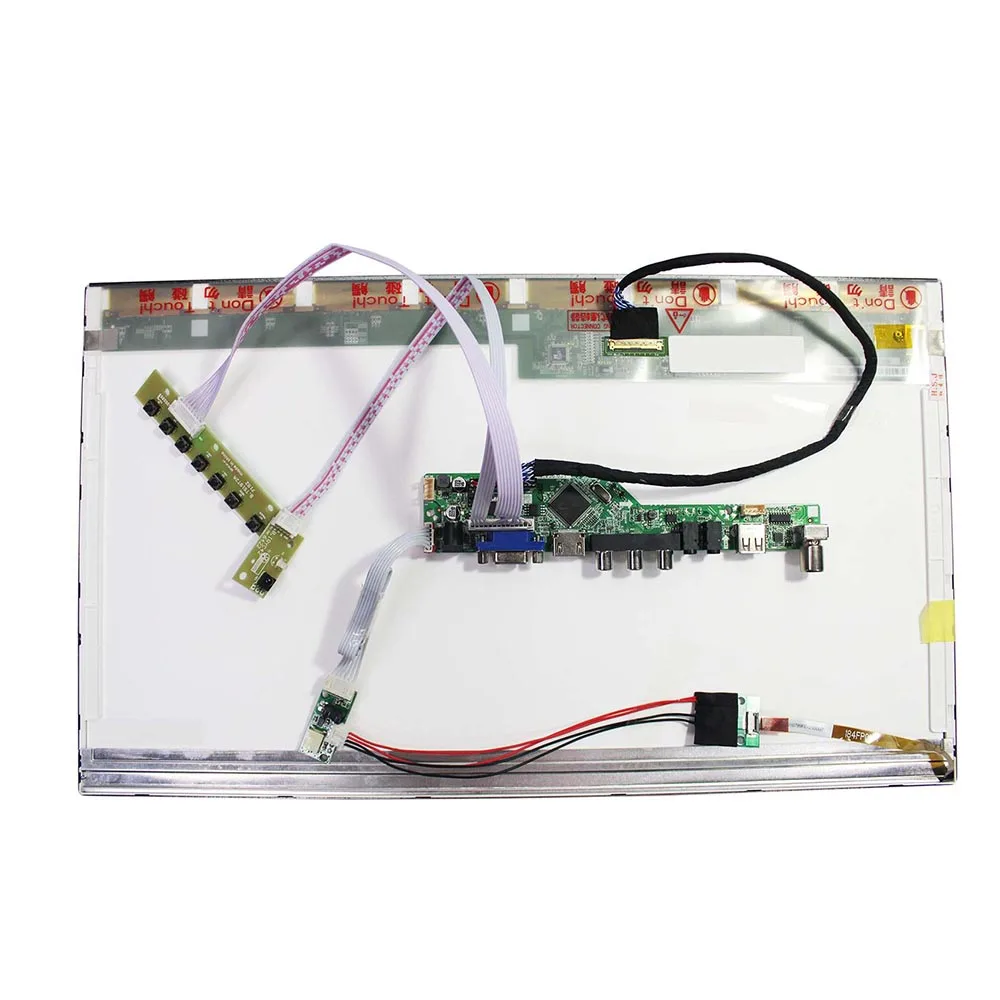 HD-MI VGA AV USB وحدة تحكم بشاشة إل سي دي مجلس PCBA لشاشة LCD 12.1 بوصة HT121X02-001 1024x768