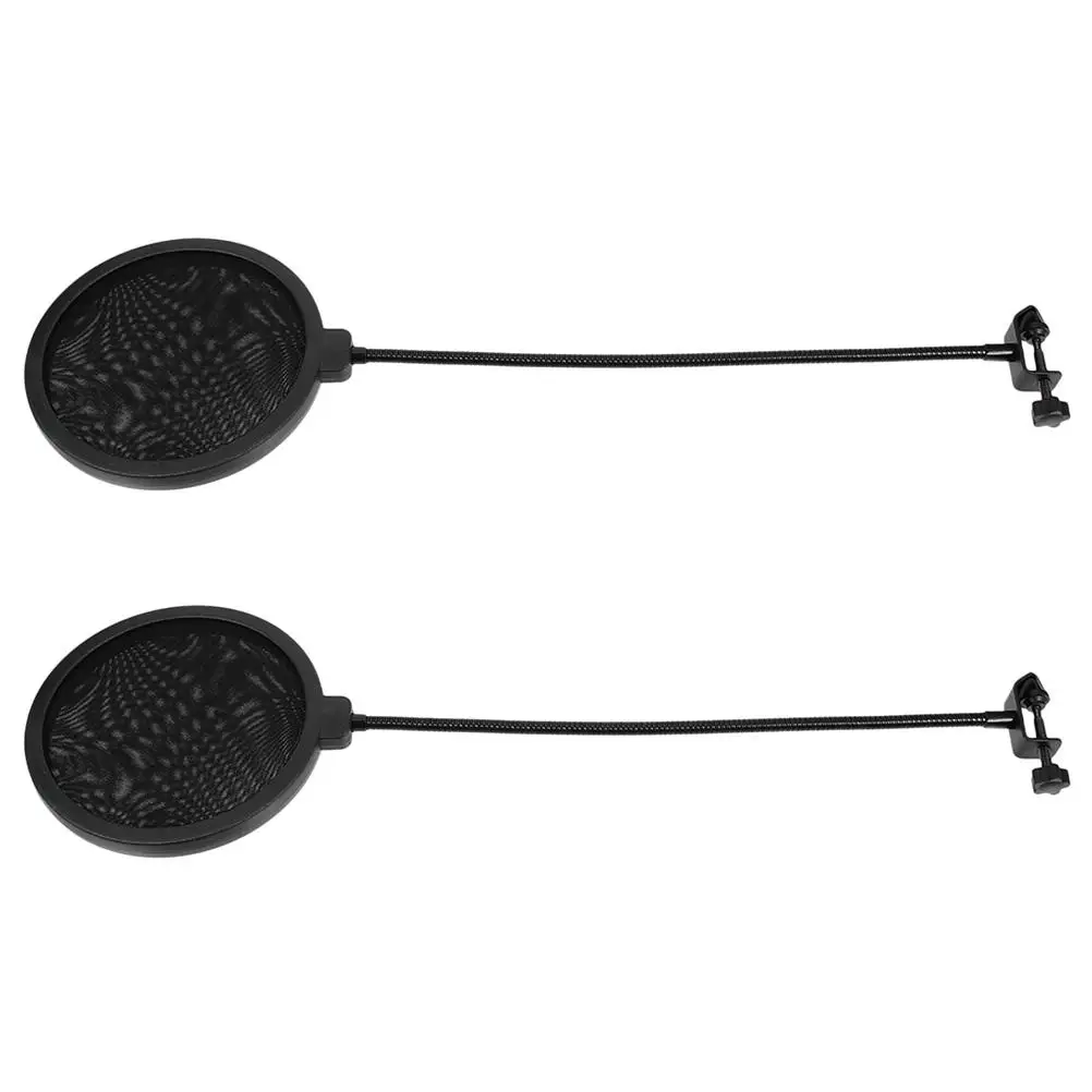 

2 Pcs Windscreen Cover Pop Mic Windscreen Shield Filter for Microphone Handheld Anti Blast Shield Recording Live Broadcast