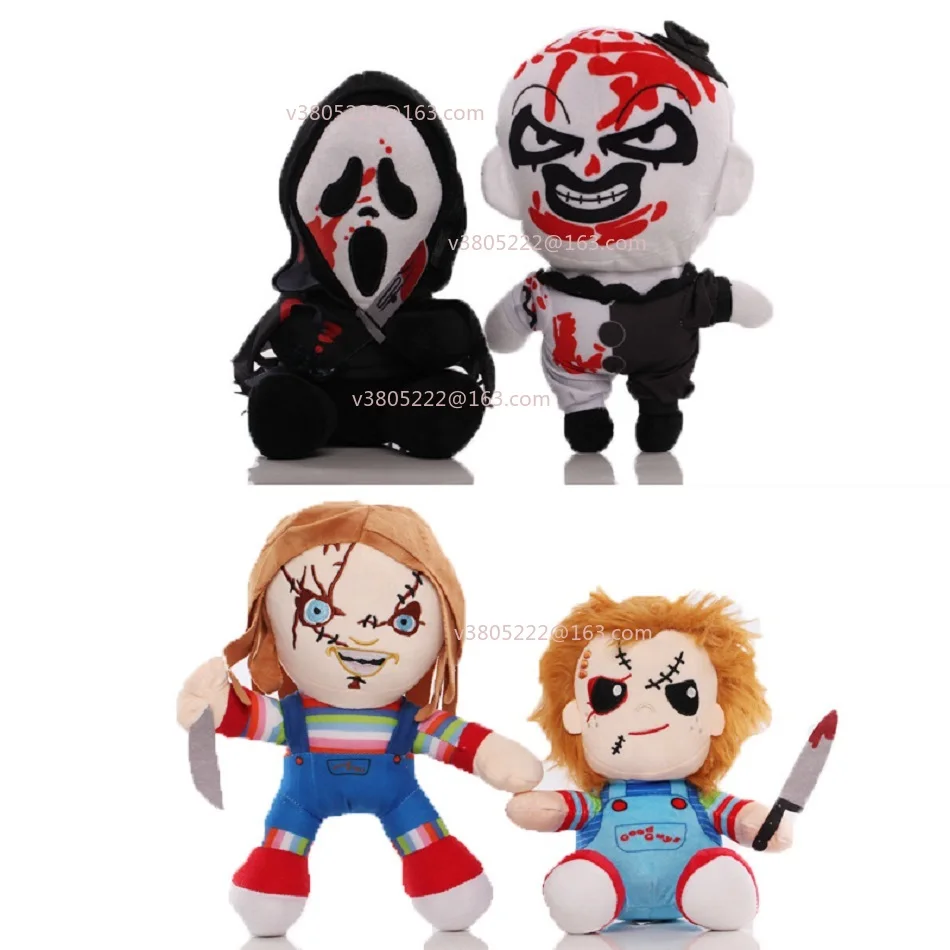 الصراخ Ghostface TERRIFIER 3 أفخم Kawaii الرعب عمل الشكل محشوة أفخم الأطفال هدايا الهالوين دمية الديكور هالوين