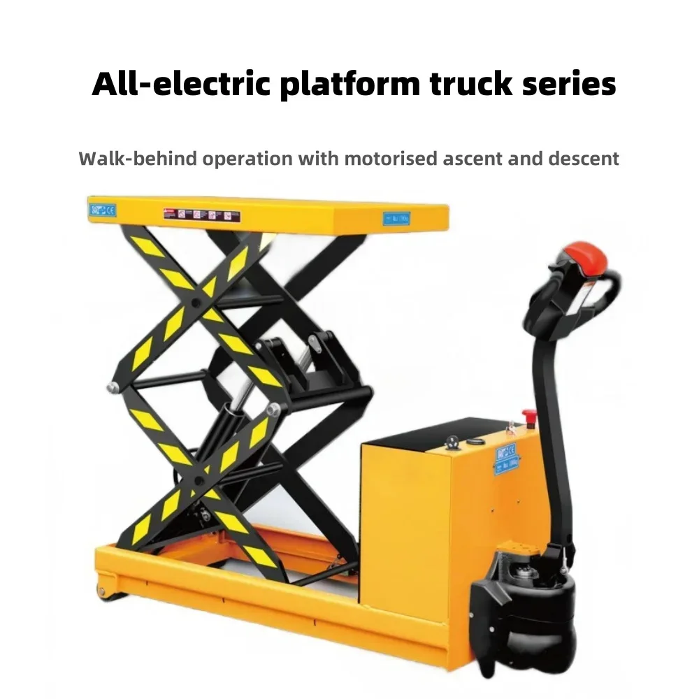 

# 500kg Mobile Electric Small Platform Trucks Hydraulic Lifter Customization For Shopping & Storage #