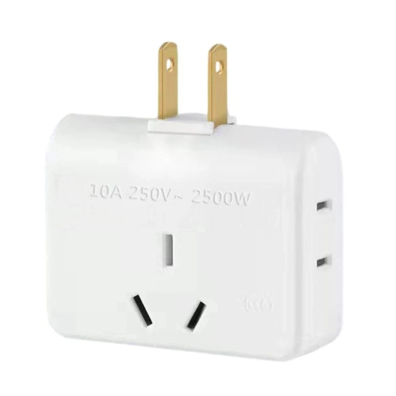 Легкий адаптер мощности плоский 2PIN до 3 PRONG/2 ПЕЗЕ