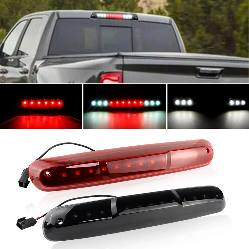 

LED Third 3rd Brake Stop Light High Mount Rear Tail Cargo Lamp For Chevrolet GMC Sierra Silverado1500 2500 3500 For Hummer H3T