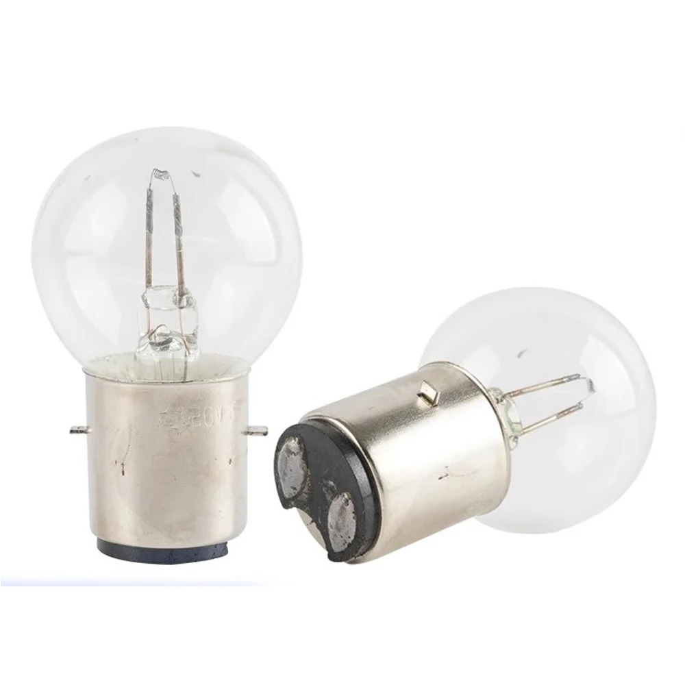 HoneyFly 2pcs Microscope Incandescent Lamp Bulb 6V 30W 12V 30W/50W B20 Navigation Tungsten Instrument Indicator Light