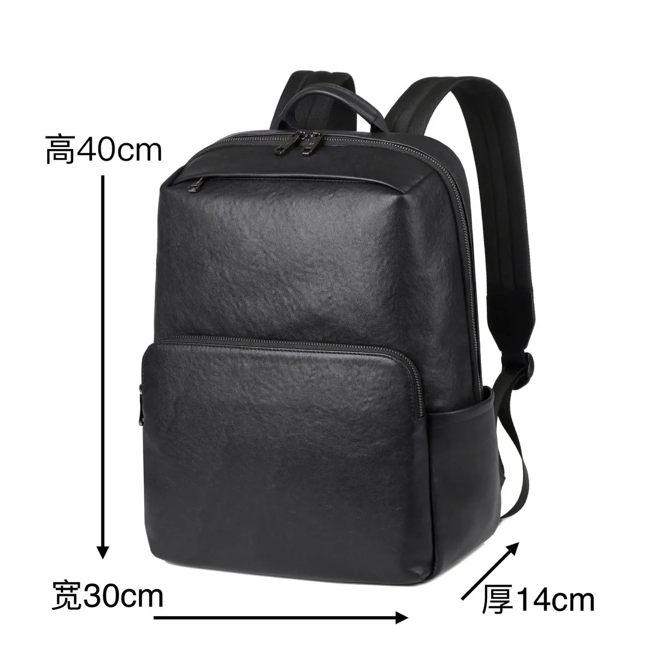 Large Capacity Laptop Bag Genuine Leather Backpack Weekend Work Travel Bag Pack Mens Business Waterproof Backpack Schoolbag 가방