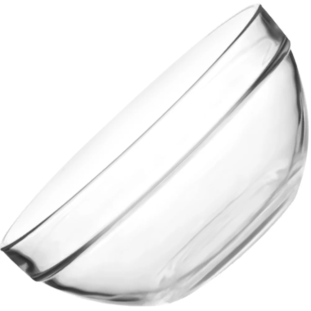 

2 Pcs Glass Mixing Bowl Serving Bowls for Kitchen Prep Cooking Transparent Food Household