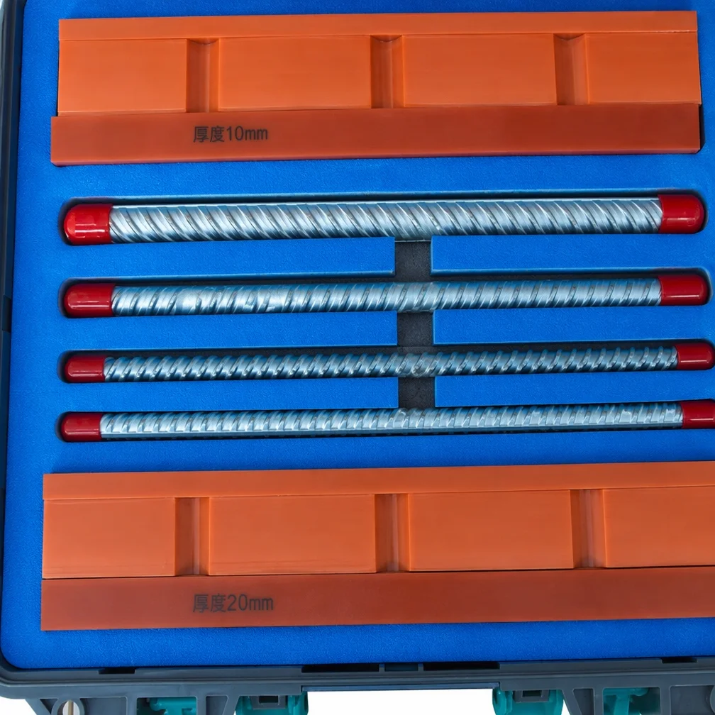 Rebar Detector Calibration Test Block Kit 12-22mm Steel Bar Testing Mold