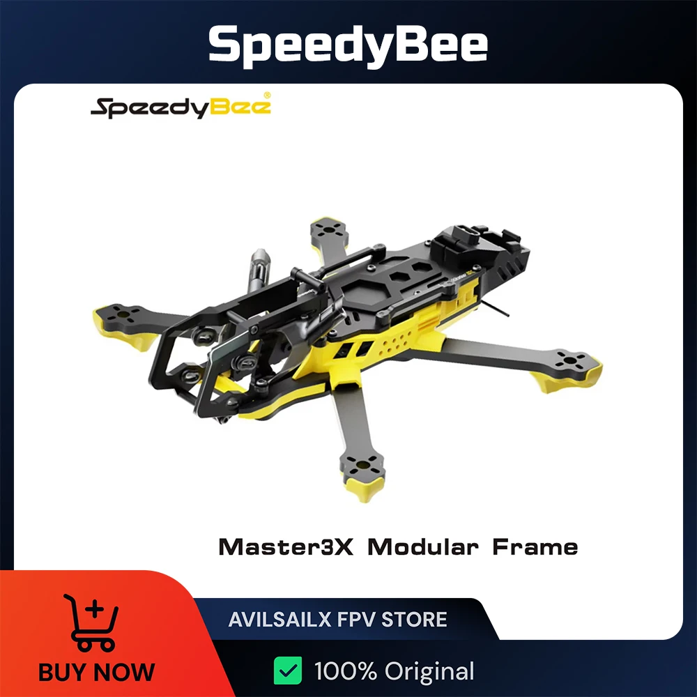 

SpeedyBee Master3X Modular Frame 3-3.6 Inch for FPV Racing Freestyle Drone Building DIY Parts