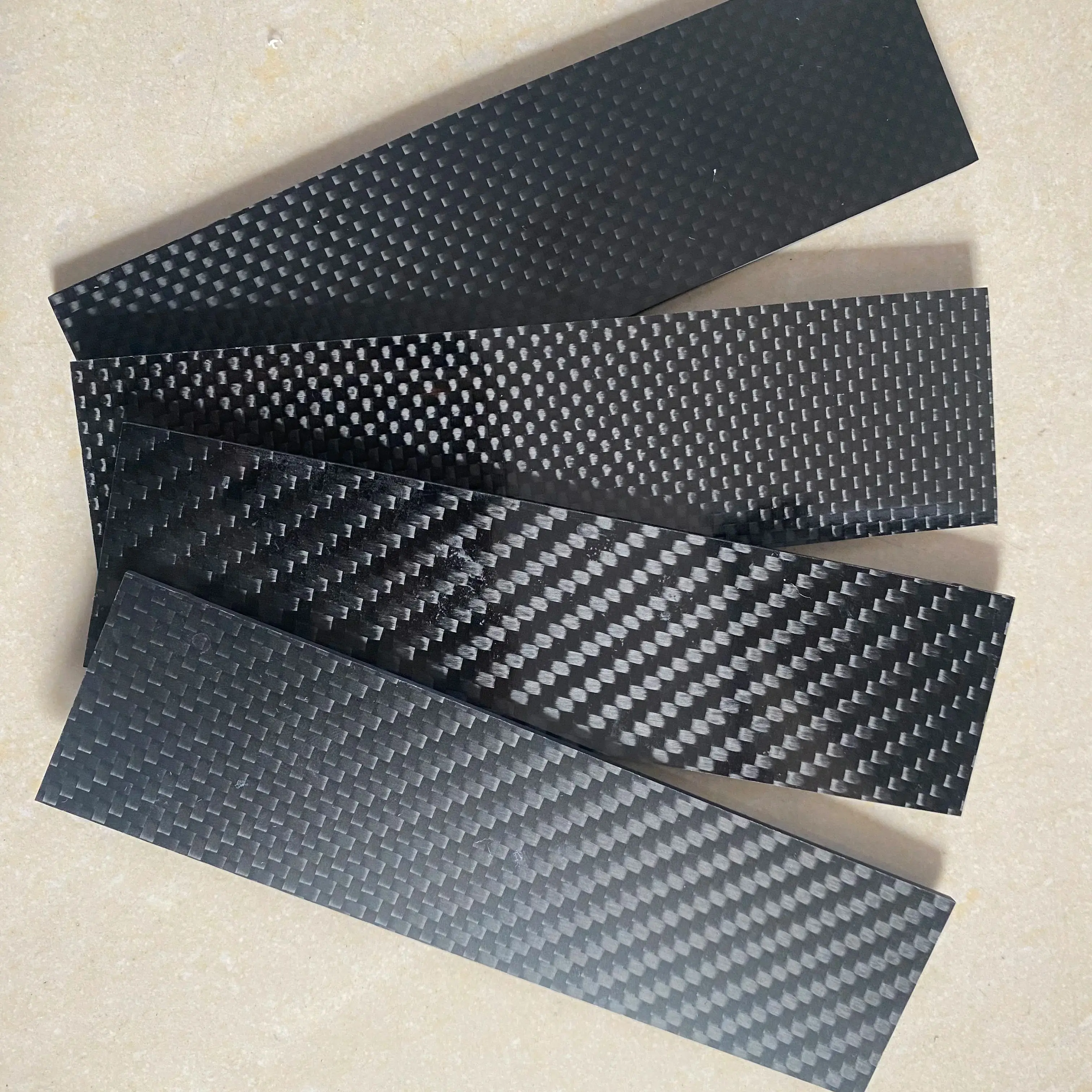 200x40mm 3K Pure Carbon Fiber Board Sheet High Hardness Composite Materials Laminate Carbon Plate Thickness 0.5-6mm Glossy&Matt