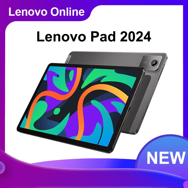 Lenovo Tablet New Pad 2024 Qualcomm Snapdragon 685 8-core Android 11 Inch 8G 128G WIFI Grey Learning Office Entertainment