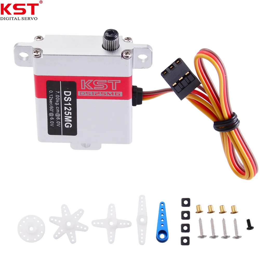 KST DS125MG 7KG 6V High Torque Metal Gear Digital Servo for Fixed-wing FPV Drone UAV Helicopter Airplane RC Models